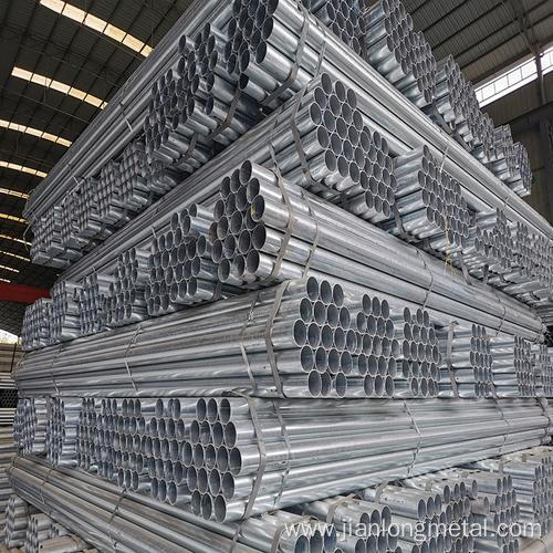 Galvanized Steel Pipe Round GI Steel Tubes